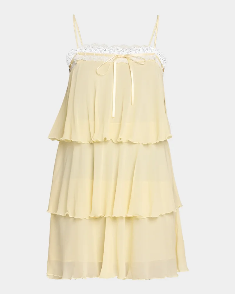 Cedra Tiered Ruffle Mini Dress