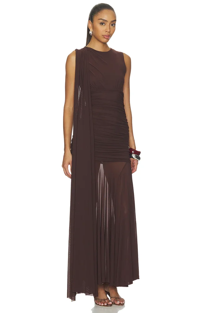 Alverie Mesh Maxi Dress