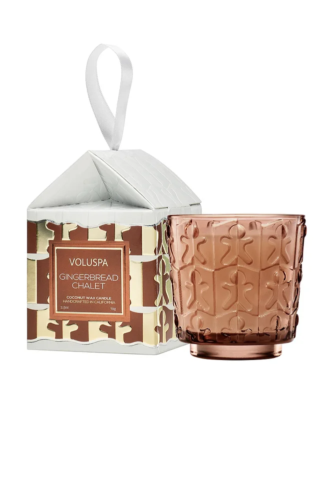 Gingerbread Chalet 2.5oz Boxed Pedestal Ornament