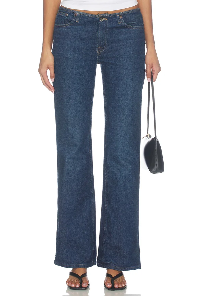 Ghost Waist Low Rise Bootcut Jeans