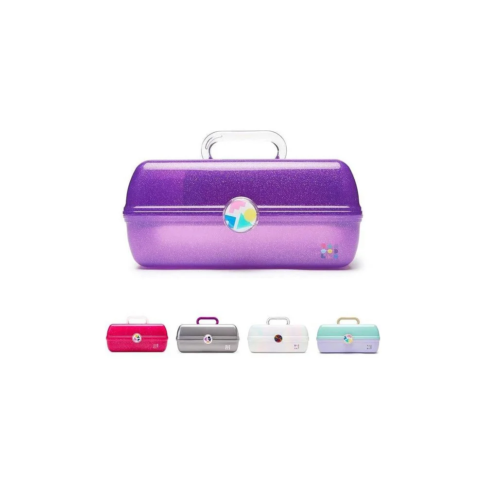 On the Go Girl Makeup Bag -Purple Jelly Sparkle