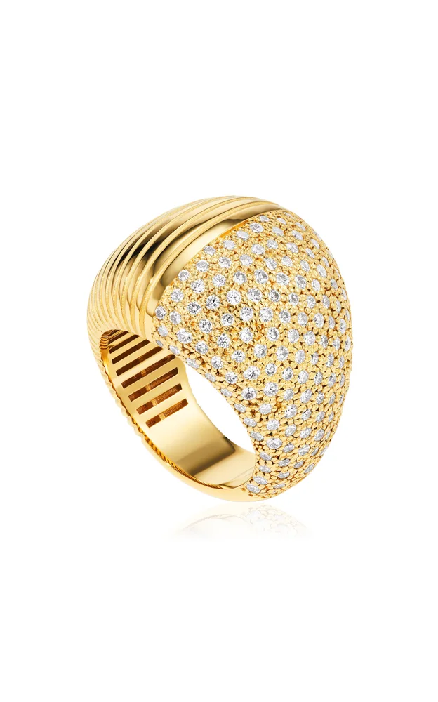Isla 18K Yellow Gold Diamond Ring