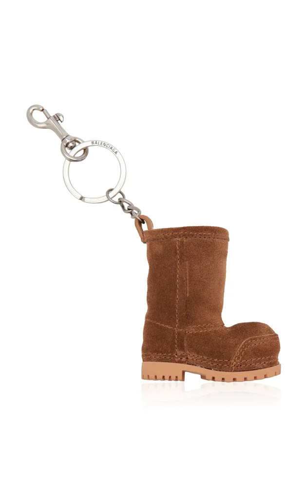 Mini Alaska Boot Suede Keyring