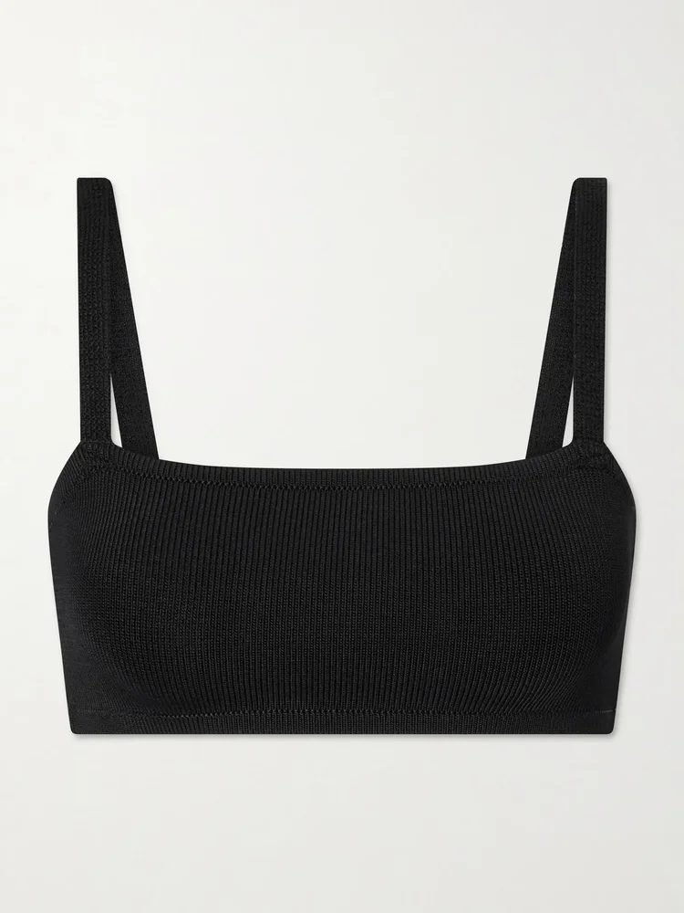 Stretch-knit bralette