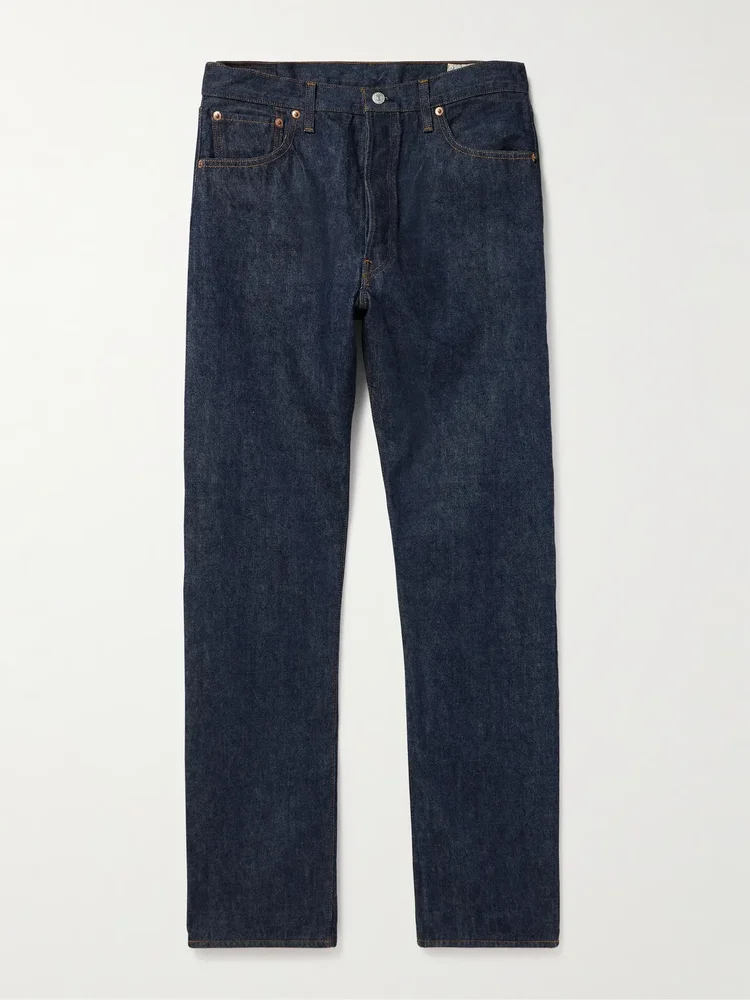 Straight-Leg Selvedge Jeans
