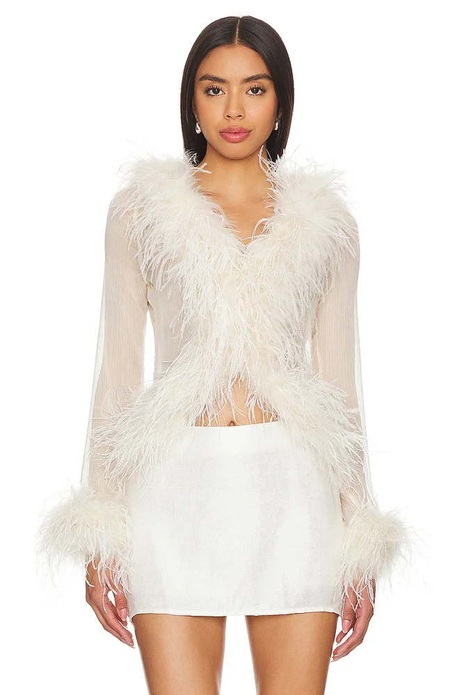 Gigi Feather Blouse