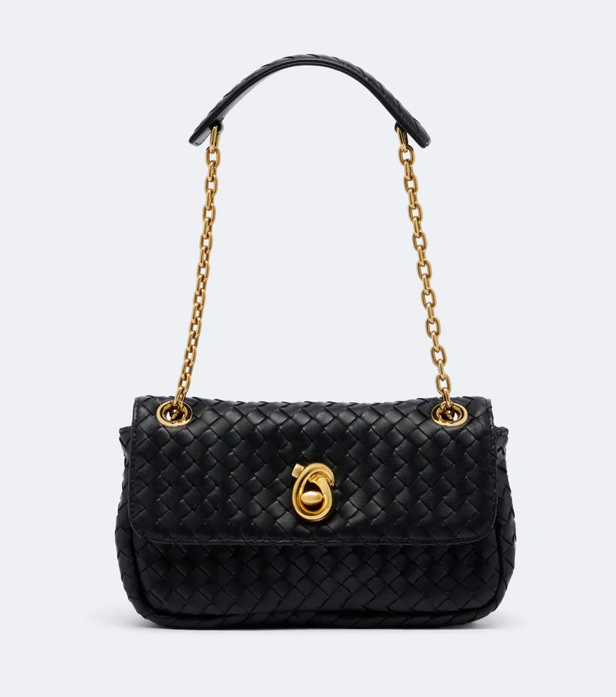 Madison Intrecciato leather shoulder bag