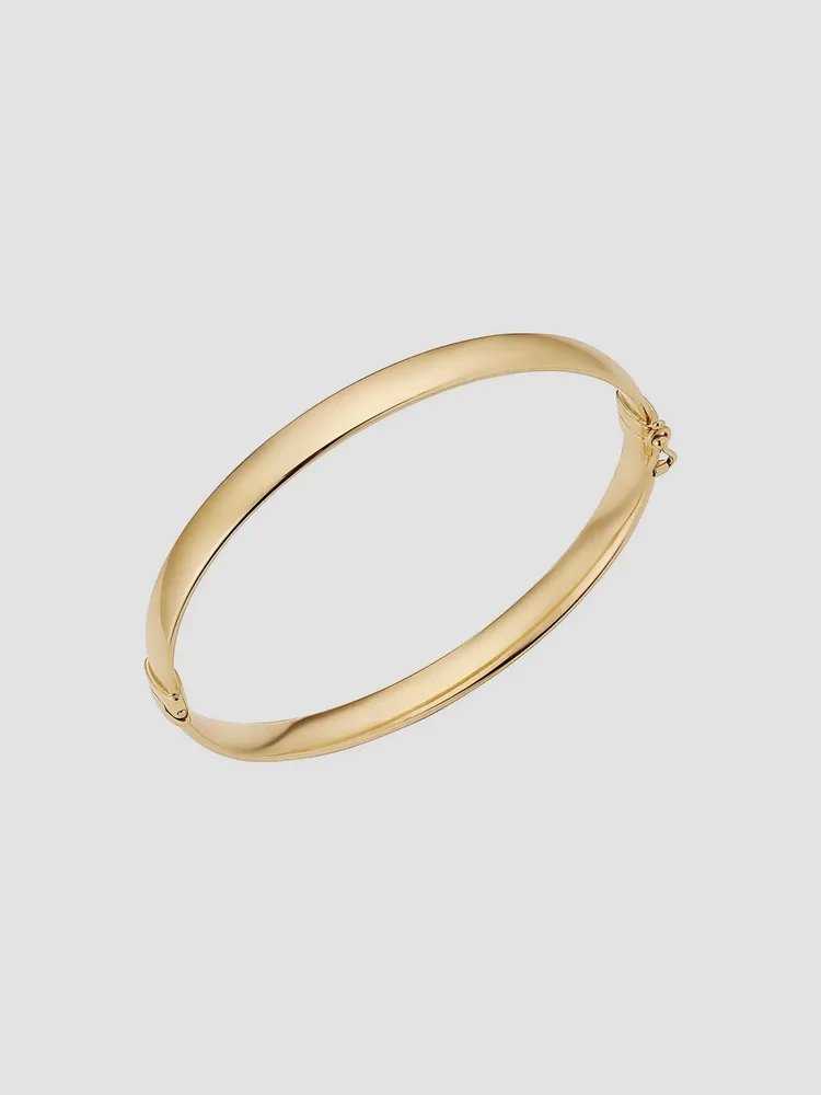 14K Yellow Gold The One Bold Bangle