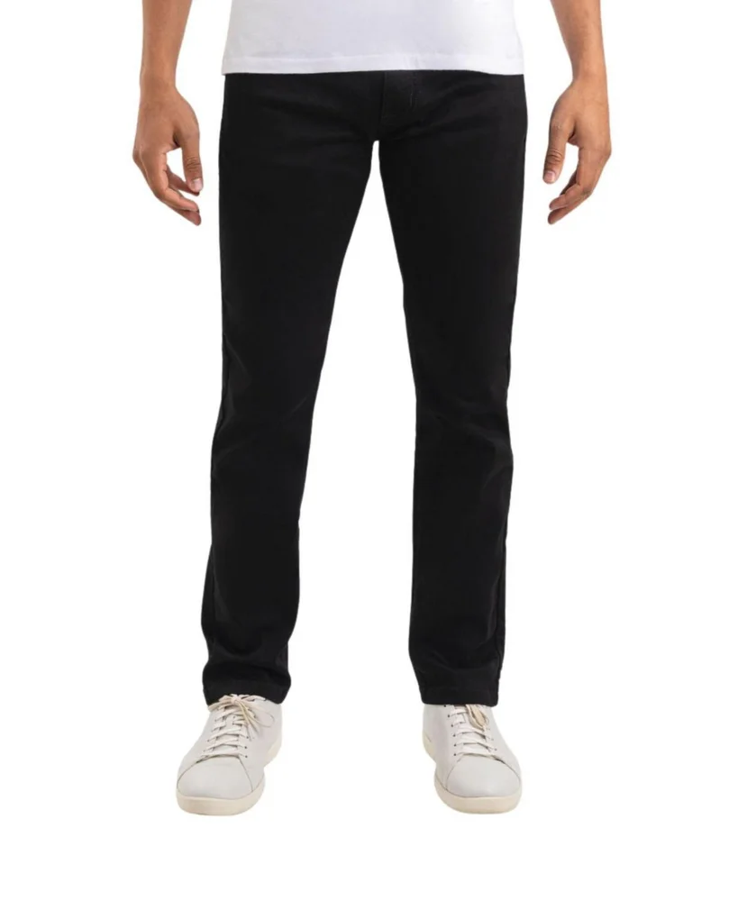 Men's Classic Fit Jeans Signature Stretch Denim Black Wash