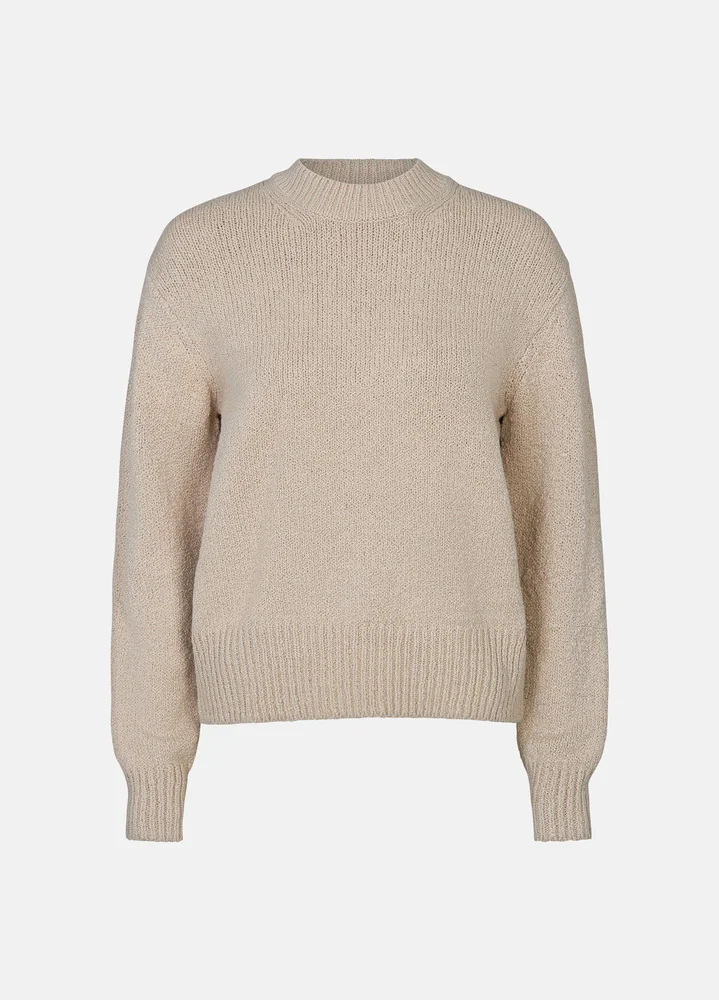 CloudSoft Drop-Shoulder Crewneck Sweater