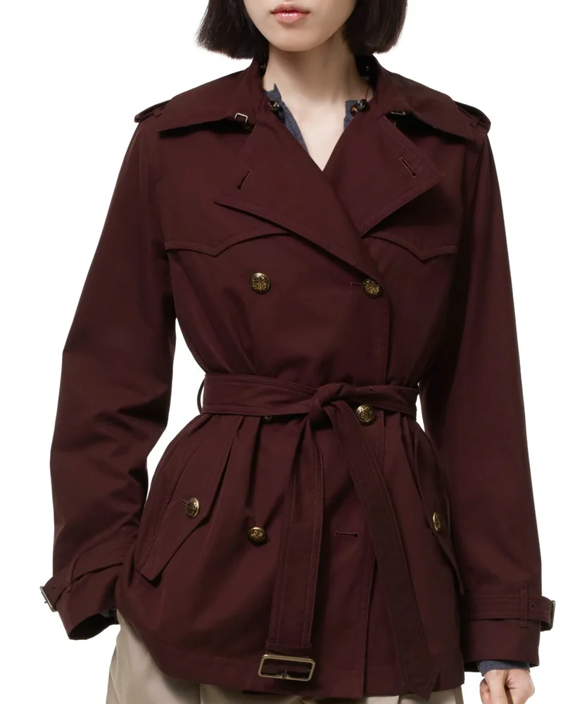 Short Tropical Gabardine Foxfield Trench Coat