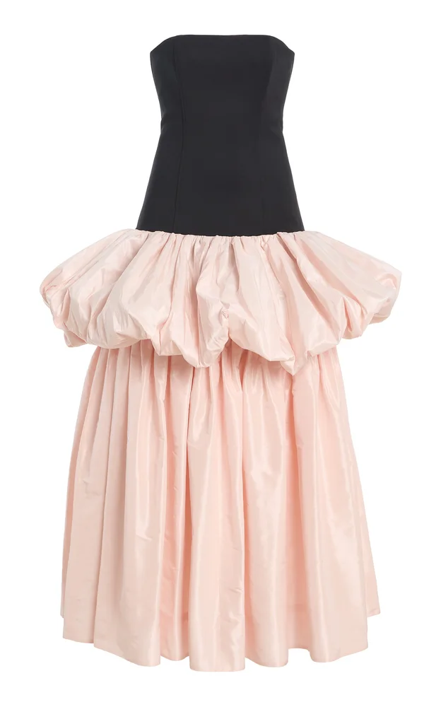 Strapless Daffodil SIlk Gown