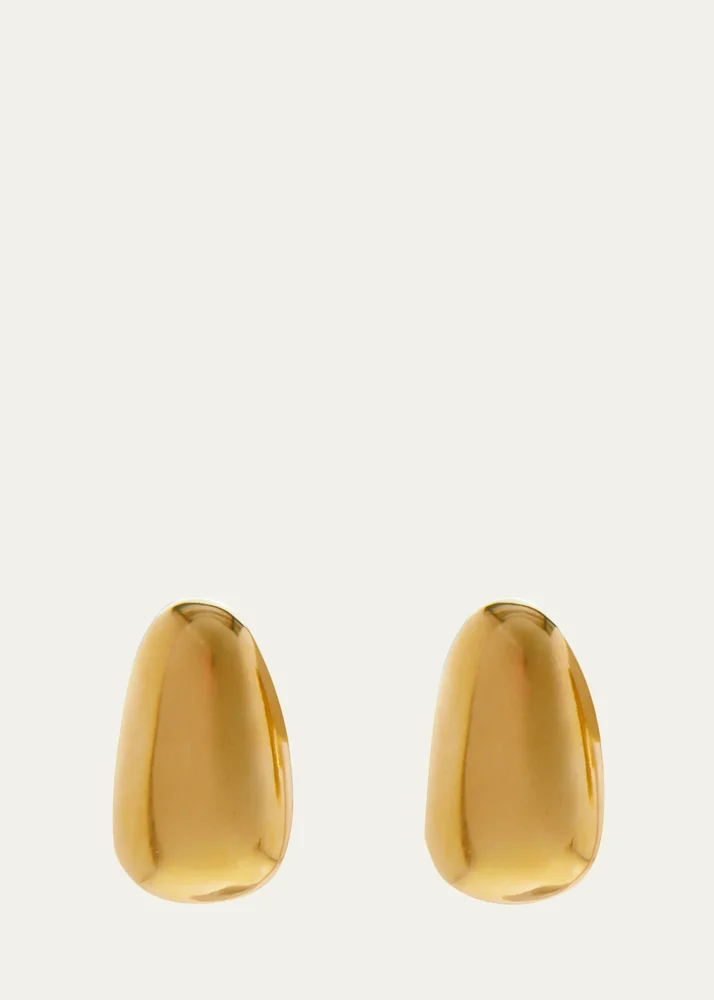 24K Gold Plated Huggie Earrings