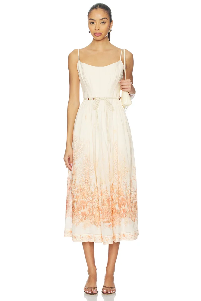 Wanderlust Corset Midi Dress