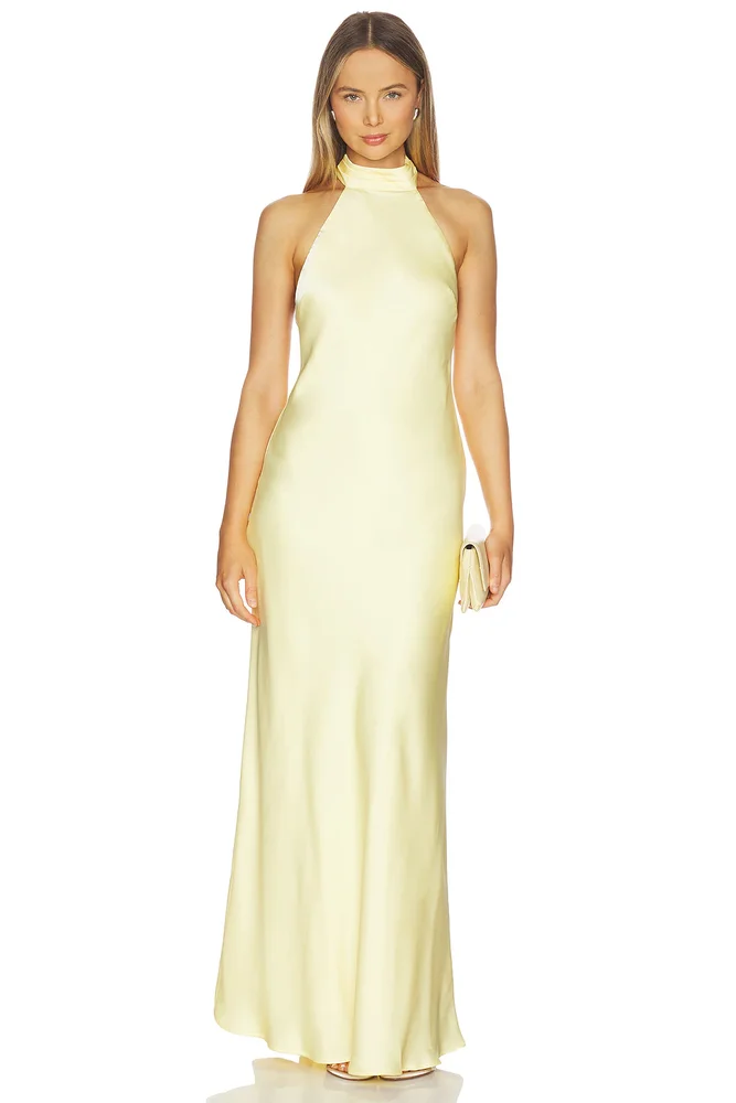 Arabelle High Neck Maxi Dress