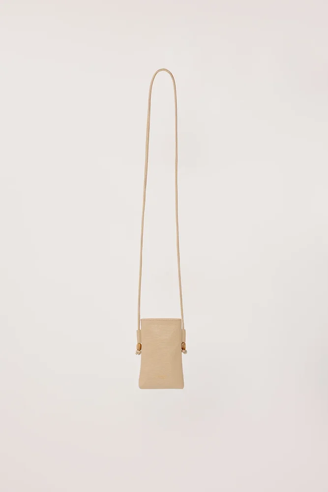 SANCIA THE ALVIDE ALMOND PHONE BAG