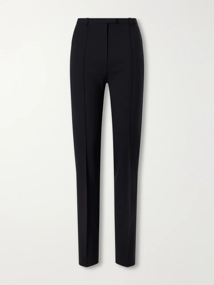 Malka wool-blend slim-fit pants