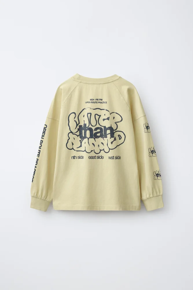 Text Print T-Shirt
