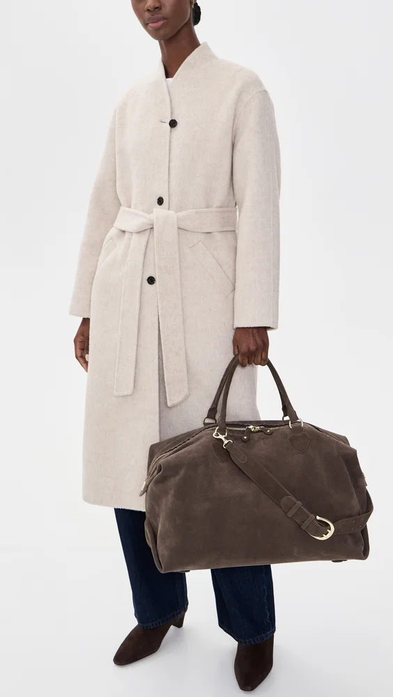 Pittsford Suede Weekender Tote