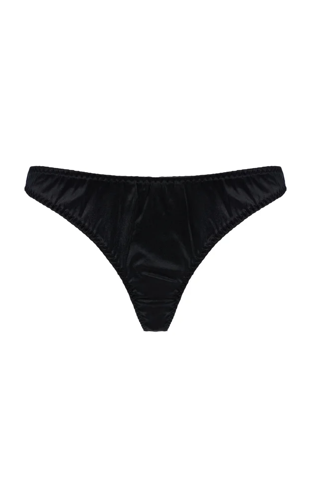Luxe Stretch-Silk Thong
