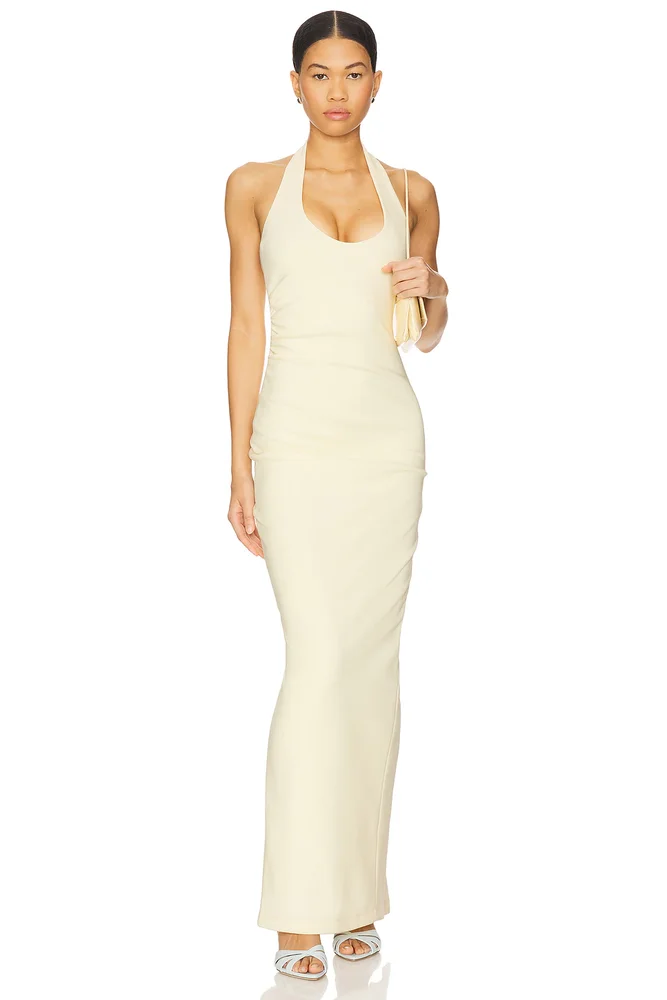 Natalia Halter Maxi Dress