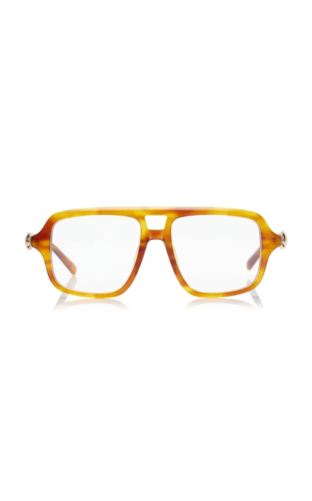 Square-Frame Acetate Glasses