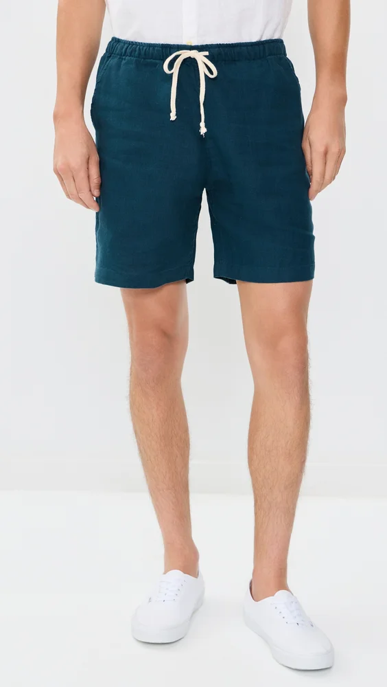 Linen Bo Shorts 7"