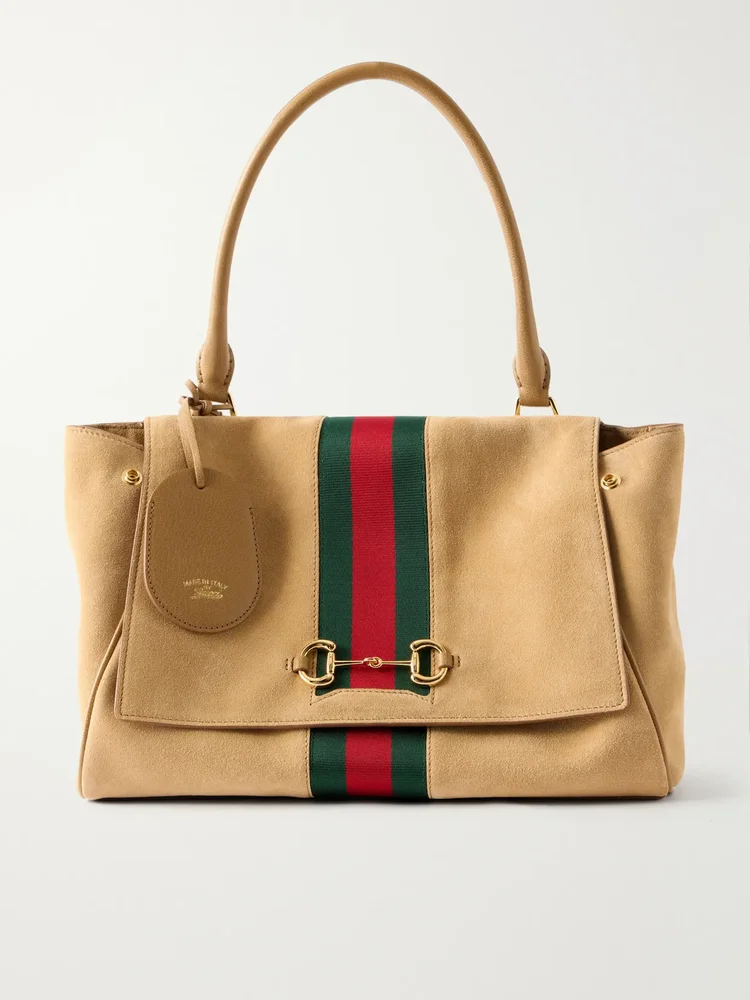 Paparazzo medium suede shoulder bag
