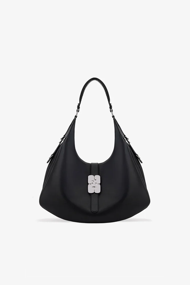 Ganni Large Kat Bag in Black