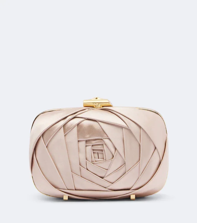 Rose Vivier satin clutch