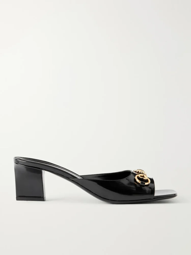 Signora Horsebit-embellished leather sandals