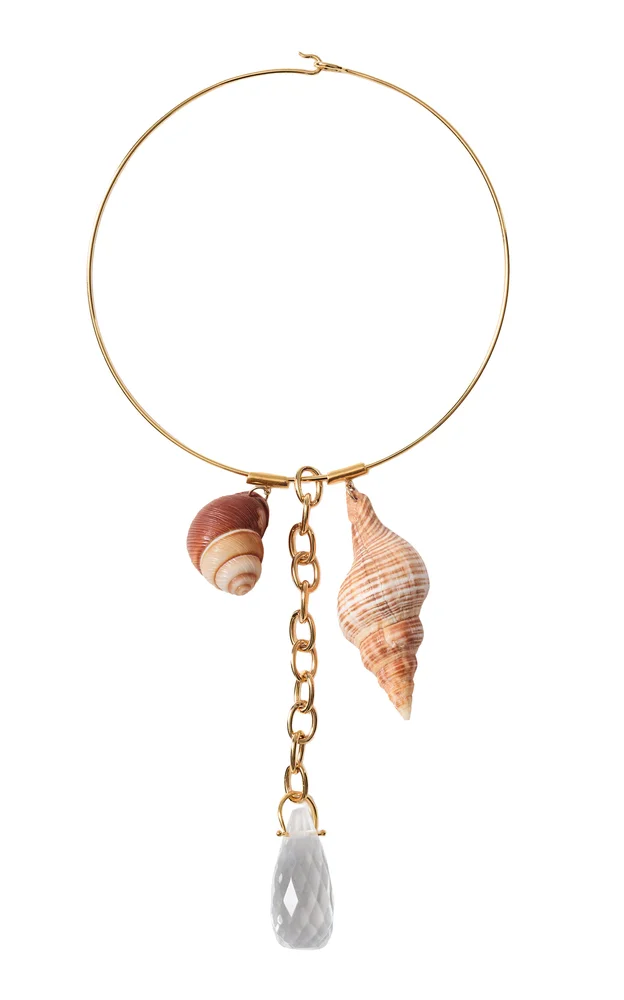 Shore Clear Quartz Collar Necklace