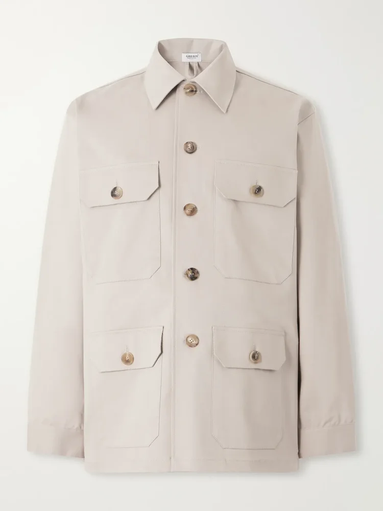Safari Cotton-Twill Overshirt
