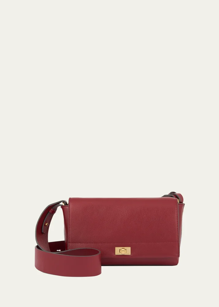 Anya Hindmarch Mortimer Zip Leather Crossbody Bag