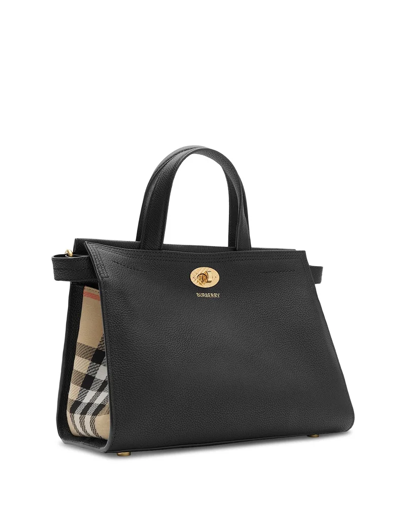 Cotswolds Check Mini Leather Tote