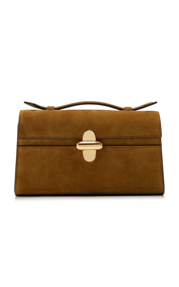 Symmetry Suede Pochette