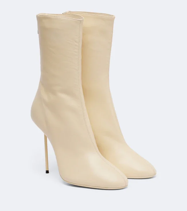 Lidia leather ankle boots