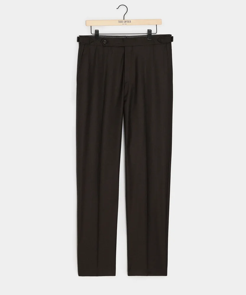 Italian Flannel Side Tab Trouser