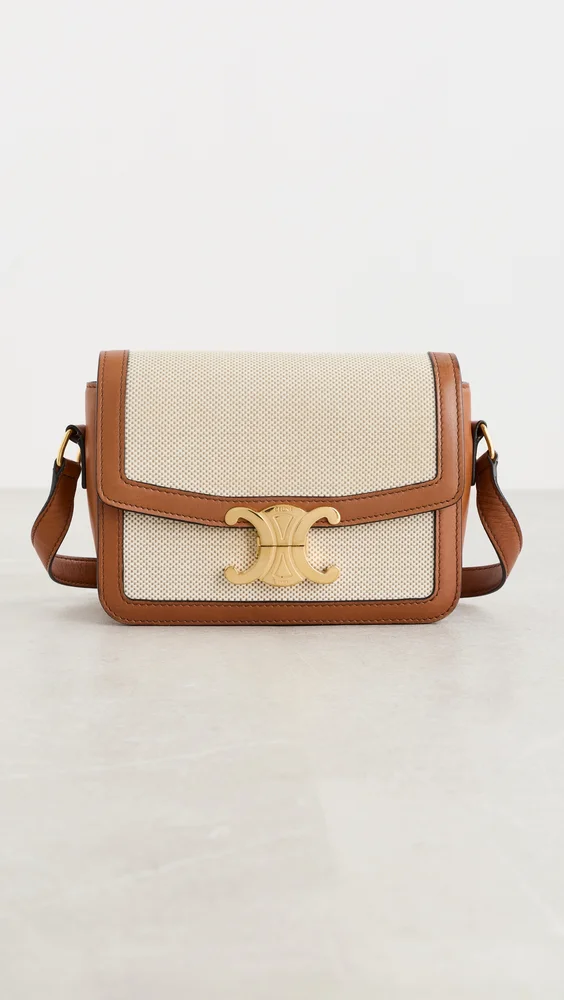 Celine Triomphe Canvas Shoulder Bag