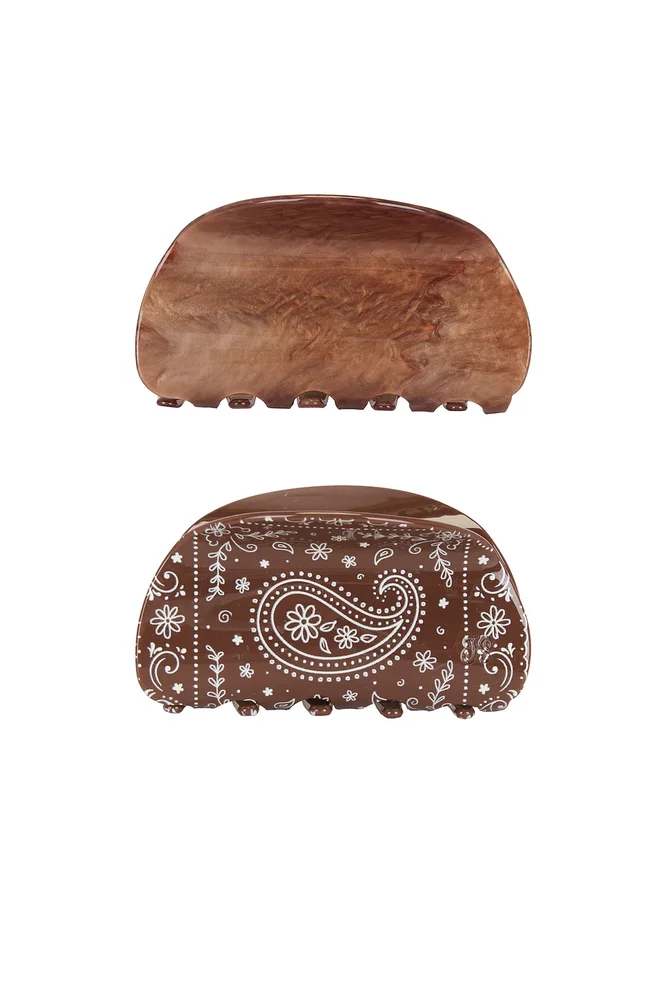 Bandana Claw Clip Set