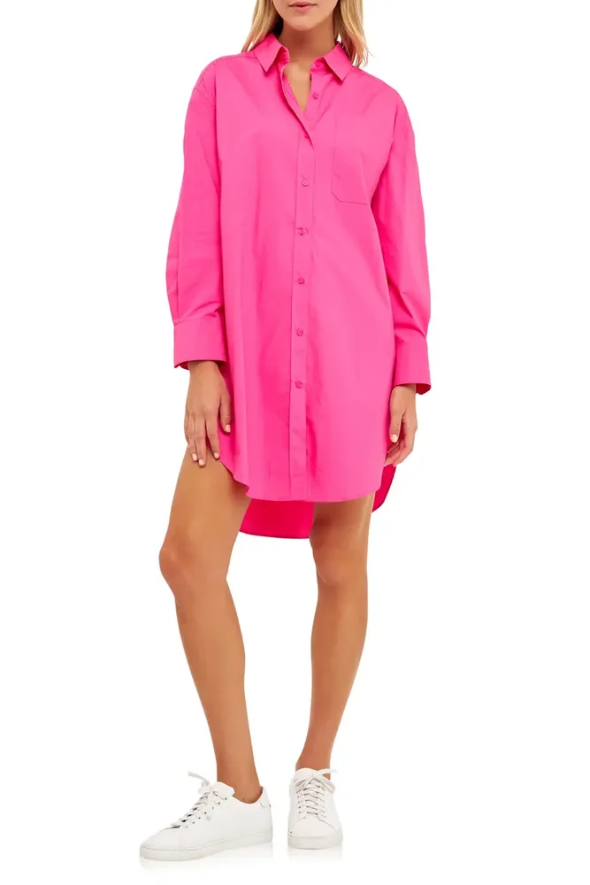 Classic Collar Shirtdress