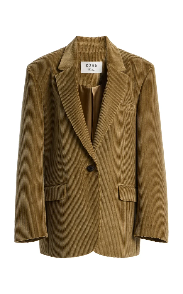 Oversized Corduroy Blazer
