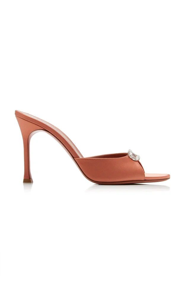Mini Camelia Satin Sandals