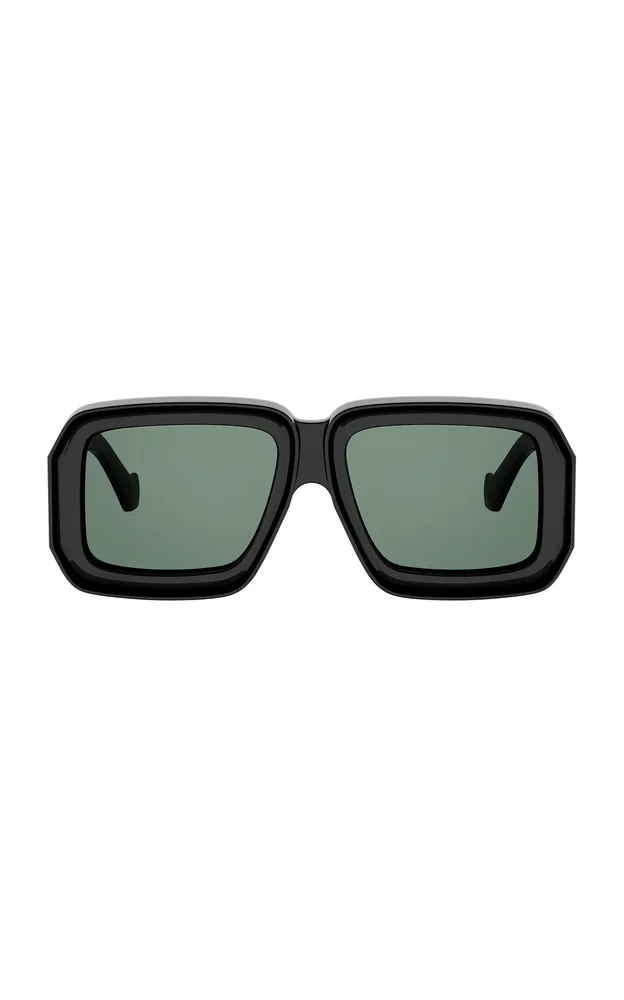 Signature Square-Frame Acetate Sunglasses