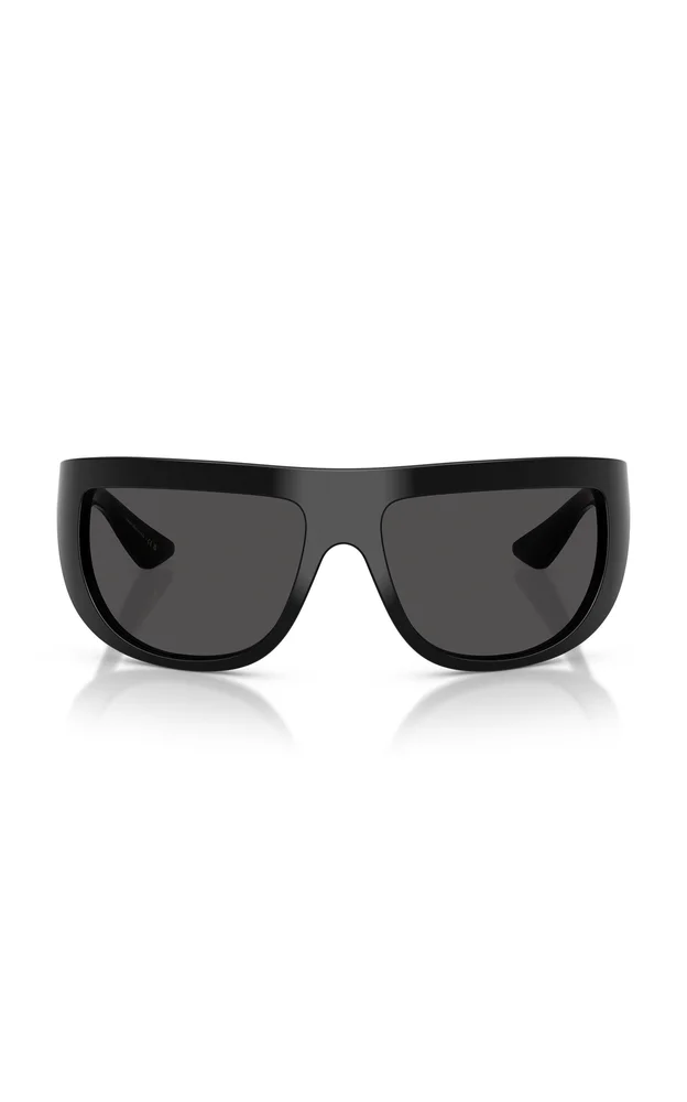x Oliver Peoples 1974C Mask-Frame Acetate Sunglasses
