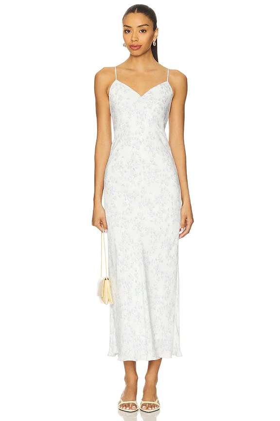 Seamed Slip Dress