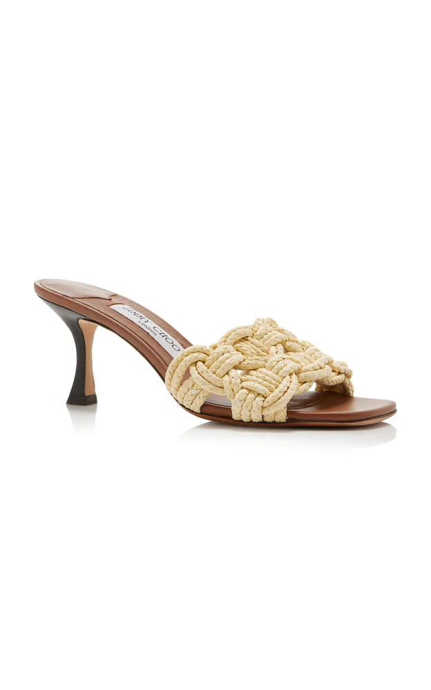 Chara Raffia Mules