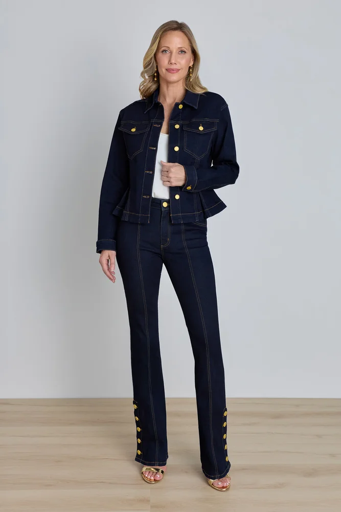 Veronica Button Jean
