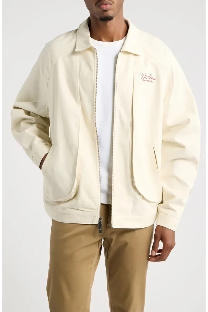 Field Cotton Two Way Zip Golf Jacket