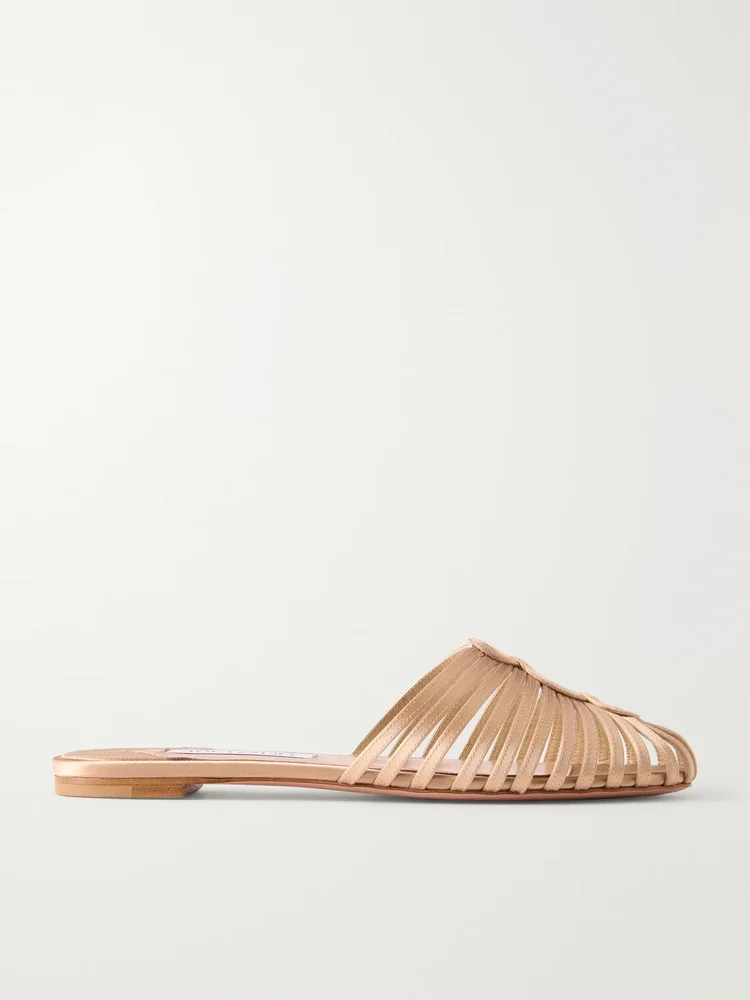 Sweet Surrender satin mules
